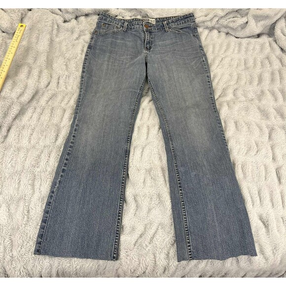 Signature Levi Strauss Jeans Women's 14 Long Bootcut Mid Rise Stretch Denim - Picture 1 of 9